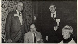 Steve Boyd, second from right, at an industry convention in the late 1970s.