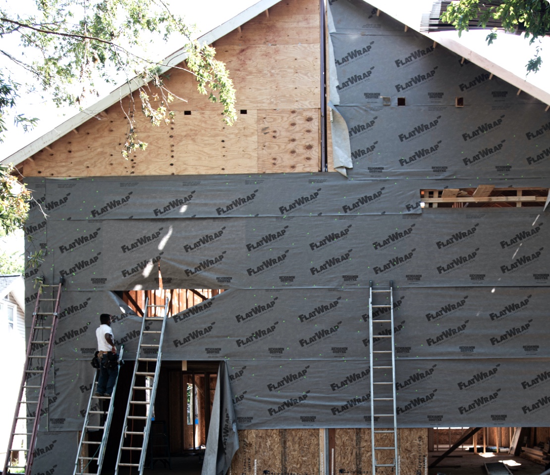 Benjamin Obdyke FlatWrap installation
